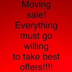 MOVING SALE